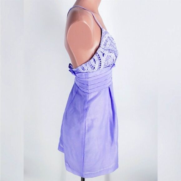 Free People We Go Together Embroidered Dress In Lilac Purple - Picture 9 of 12